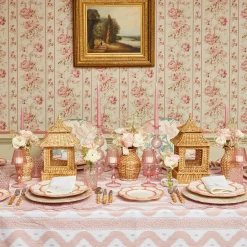 Mrs. Alice Candle Holders|Small Camille Peony Candle Holder (Pair)