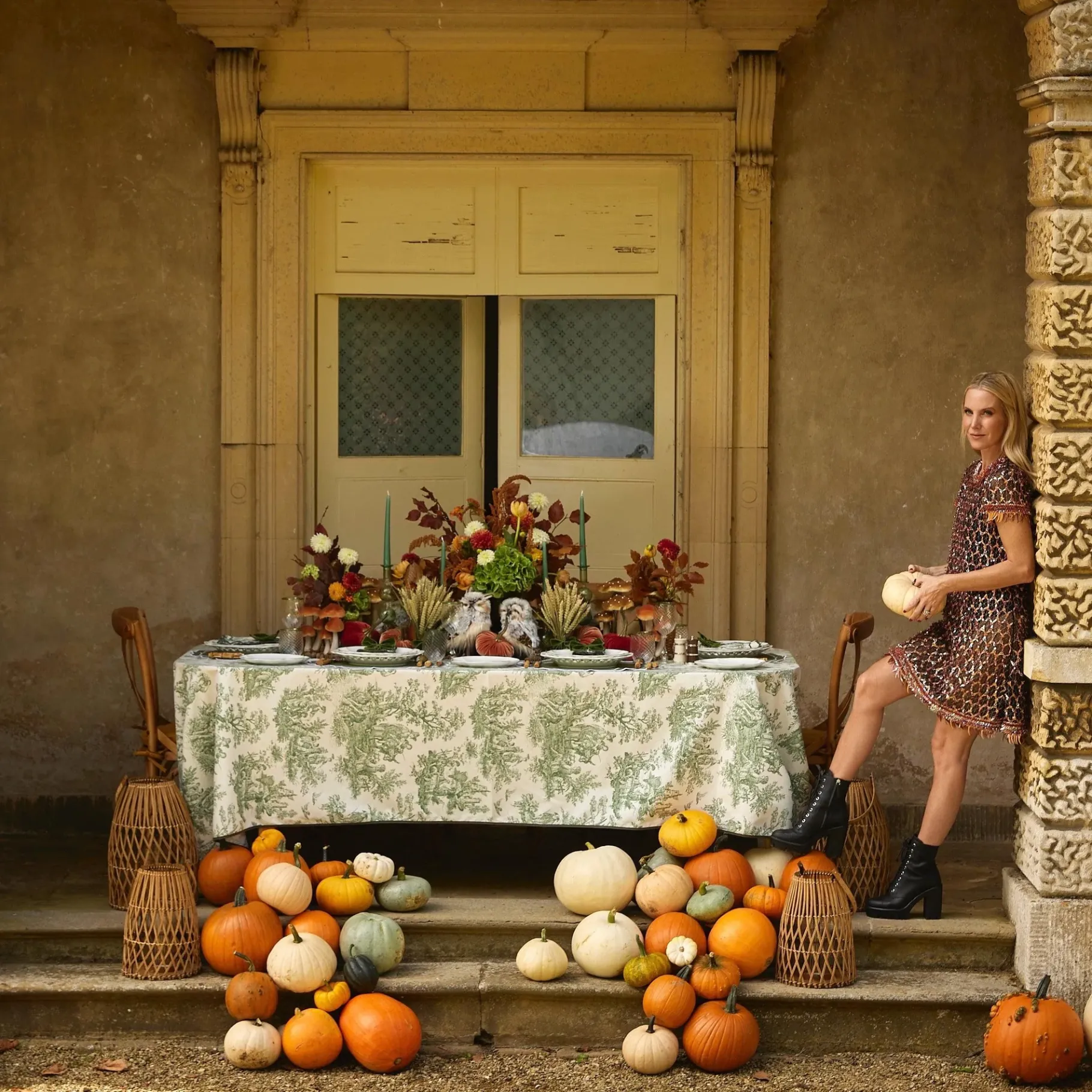 Mrs. Alice Candle Holders|Small Rattan Lantern