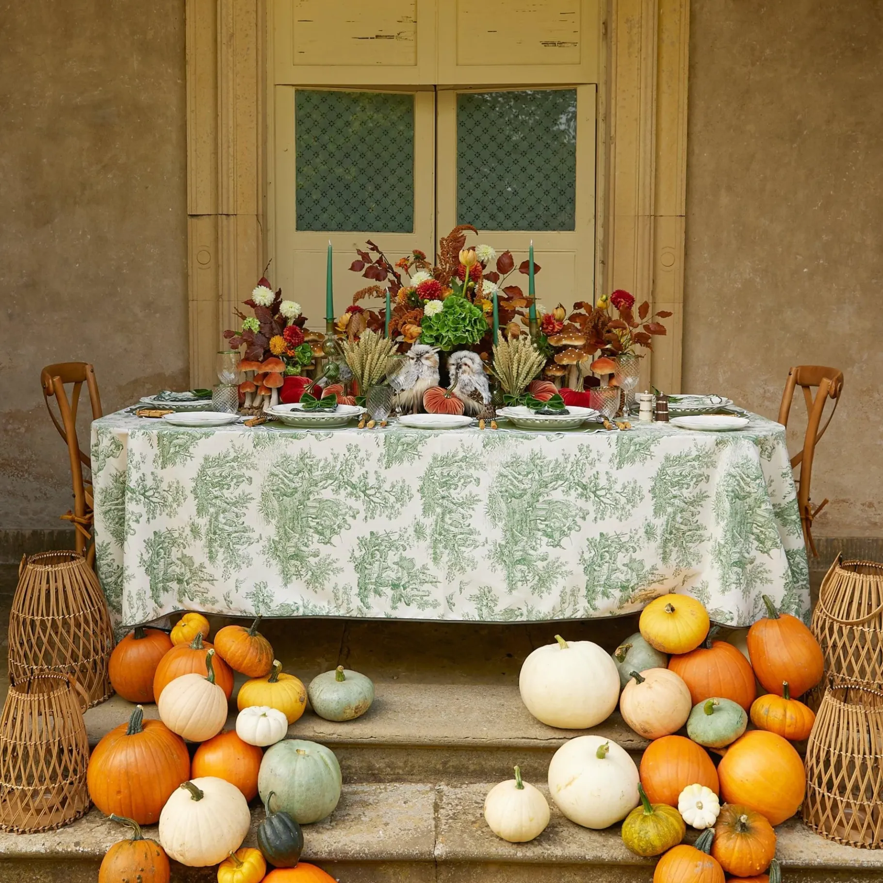 Mrs. Alice Candle Holders|Small Rattan Lantern