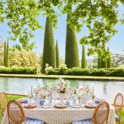 Mrs. Alice Vases|Small White Rattan Urn Vase