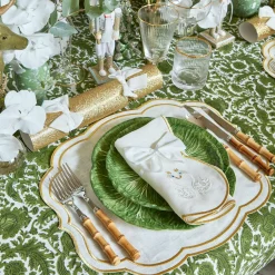 Mrs. Alice Napkin Rings, Bows & Wreaths|Snow White Velvet Napkin Bows (Set Of 4)