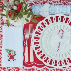 Mrs. Alice Napkin Rings, Bows & Wreaths|Snow White Velvet Napkin Bows (Set Of 4)