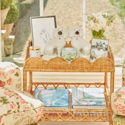 Mrs. Alice Rattan Furniture|Sophia Rattan Side Table