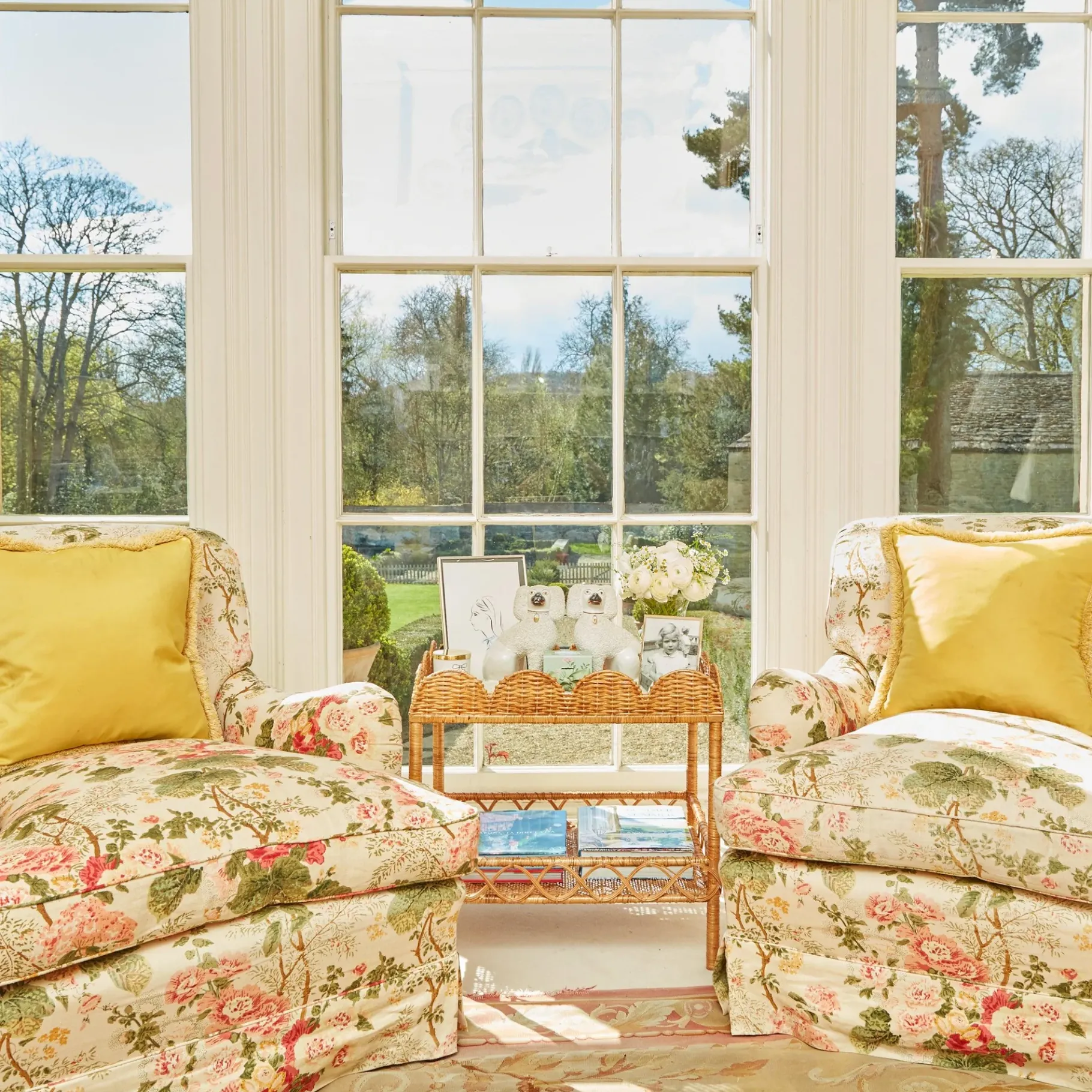 Mrs. Alice Rattan Furniture|Sophia Rattan Side Table