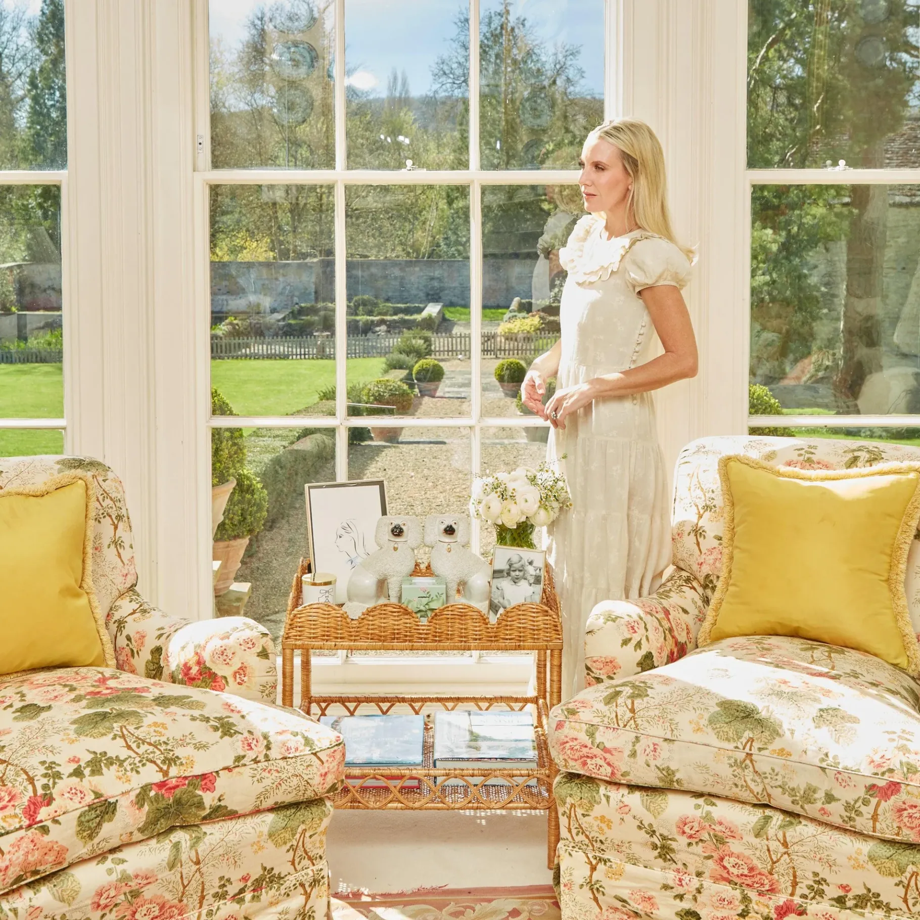 Mrs. Alice Rattan Furniture|Sophia Rattan Side Table