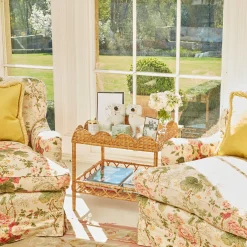 Mrs. Alice Rattan Furniture|Sophia Rattan Side Table