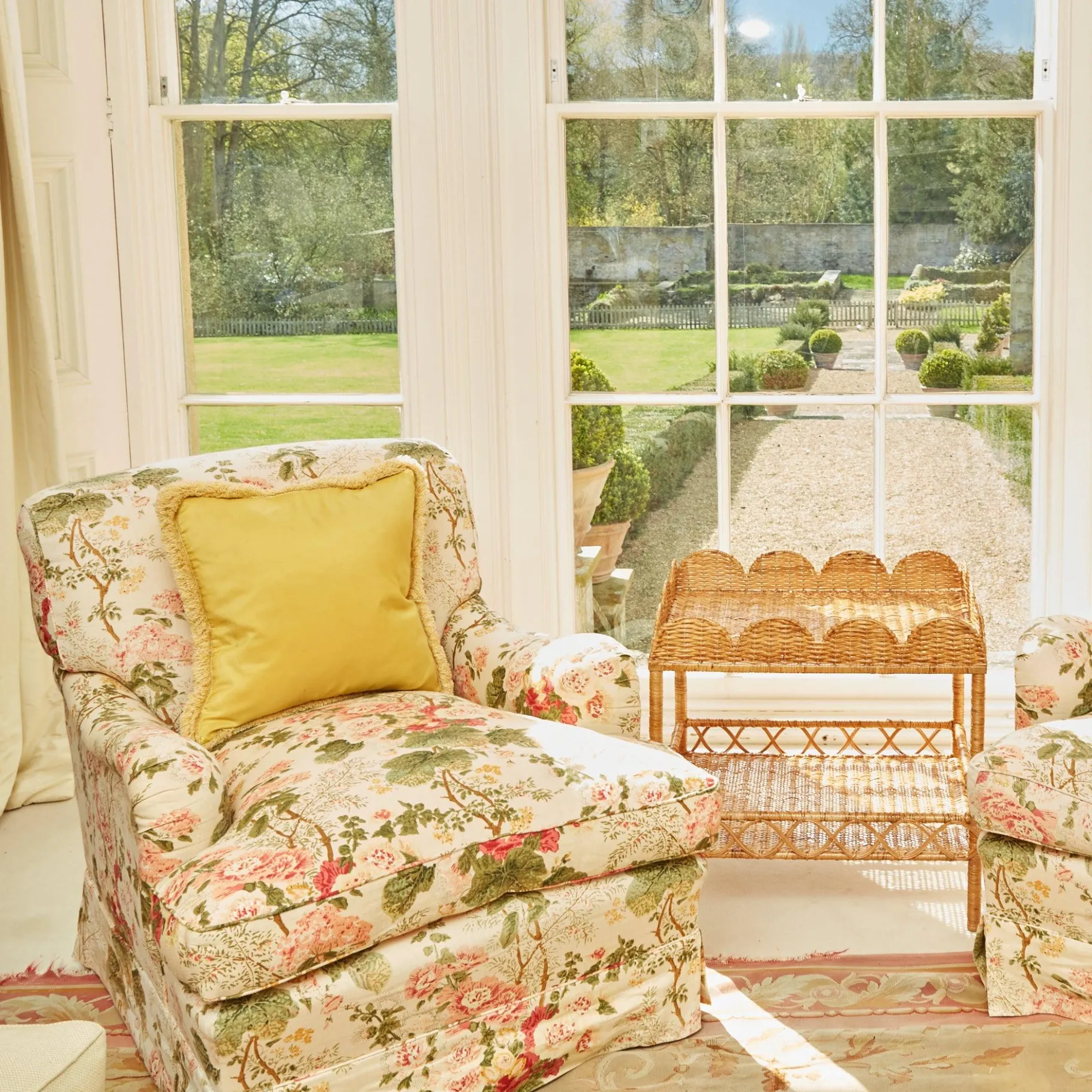 Mrs. Alice Rattan Furniture|Sophia Rattan Side Table