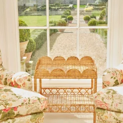 Mrs. Alice Rattan Furniture|Sophia Rattan Side Table