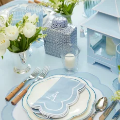 Mrs. Alice Vases|Square Floral Print Ginger Jar