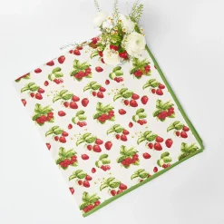 Mrs. Alice Tablecloths|Strawberry Tablecloth