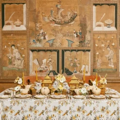 Mrs. Alice Candle Holders|Tall Lace Edge Candle Holders (Pair)