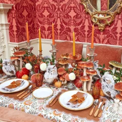 Mrs. Alice Candle Holders|Tall Mercury Glass Candle Holder Trio