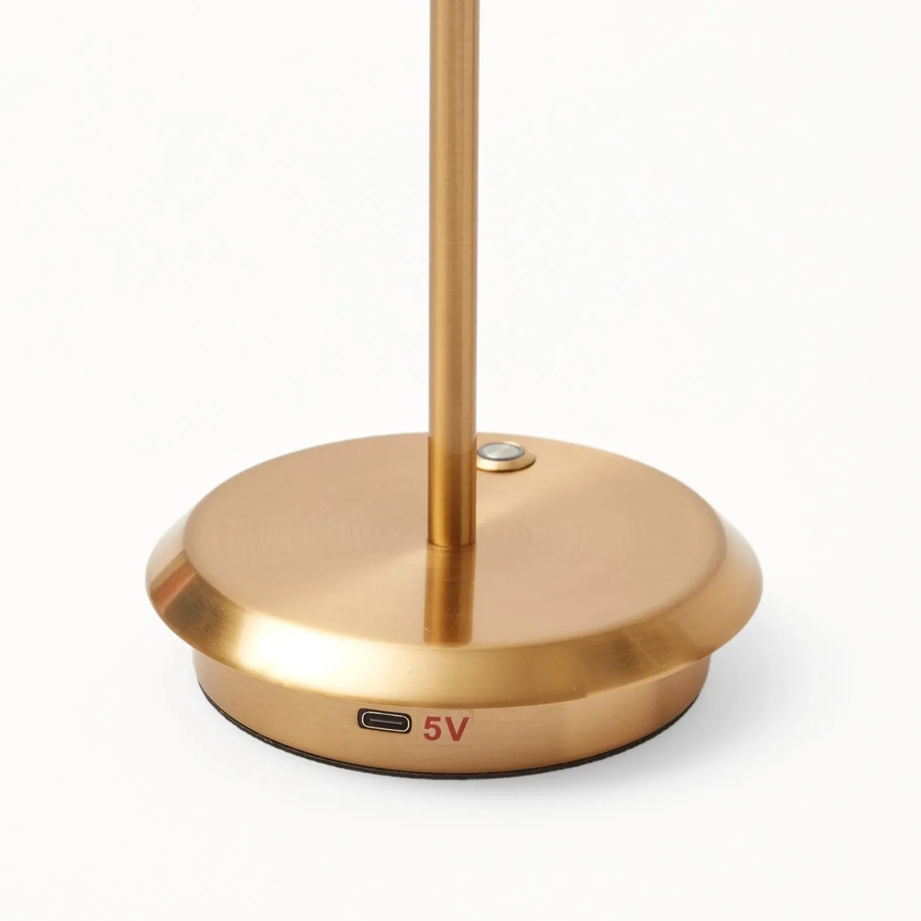 Mrs. Alice Lamps & Lighting|Tall Rechargeable Lamp With Baby Blue Lotus Lampshade