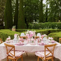 Mrs. Alice Lamps & Lighting|Tall Rechargeable Lamp With White Seagrass Lampshade