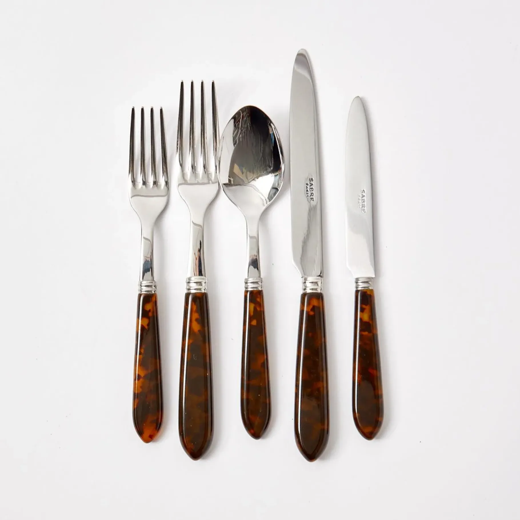 Mrs. Alice Cutlery Sets|Tortoiseshell Cutlery (5 Piece)