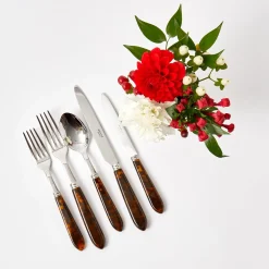 Mrs. Alice Cutlery Sets|Tortoiseshell Cutlery (5 Piece)