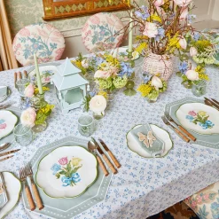 Mrs. Alice Crockery Sets|Tulip Dinner Plate (Set Of 4)