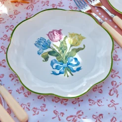 Mrs. Alice Crockery Sets|Tulip Starter Plate (Set Of 4)