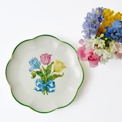 Mrs. Alice Starter Plates|Tulip Starter Plate (Set Of 4)