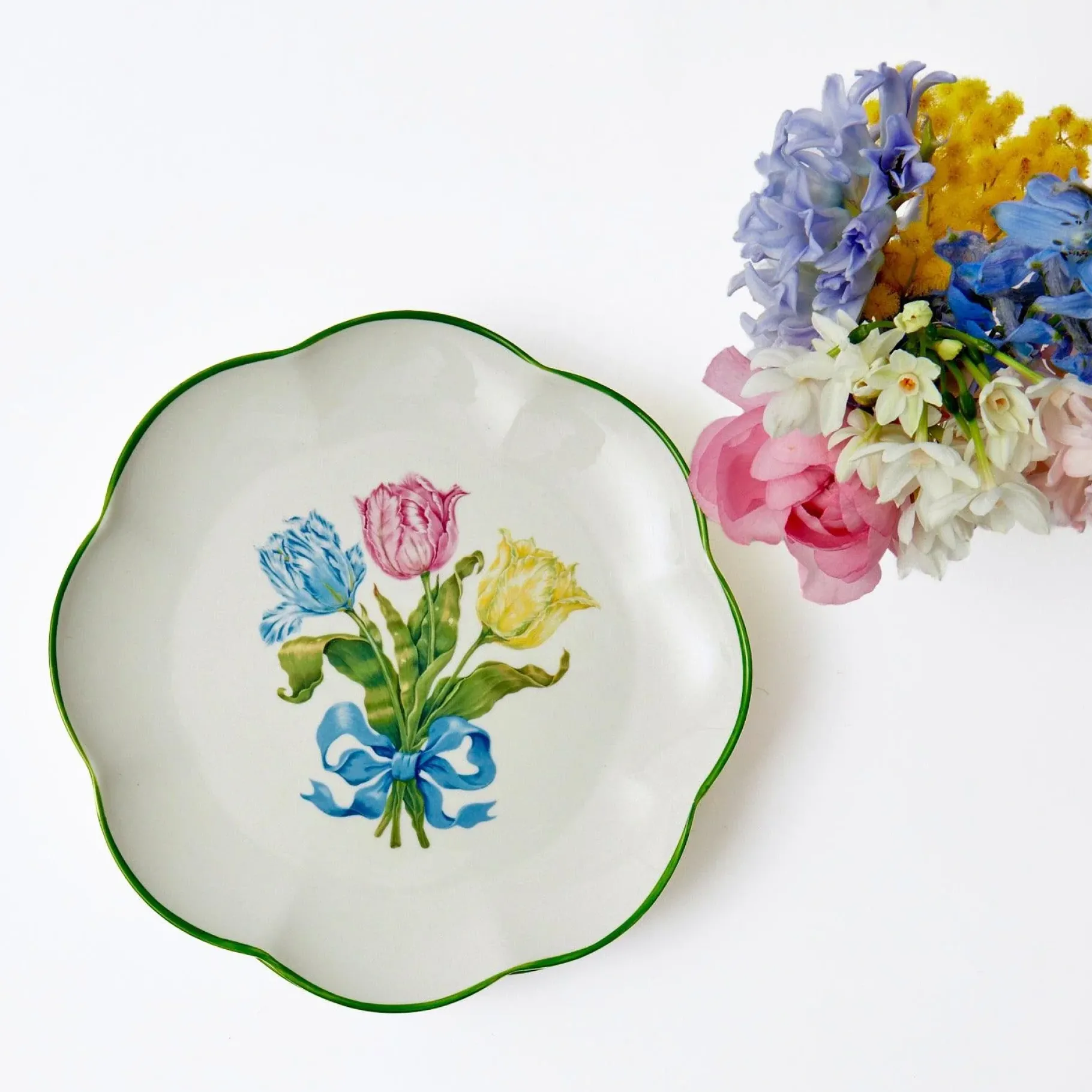 Mrs. Alice Starter Plates|Tulip Starter Plate (Set Of 4)