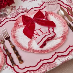 Mrs. Alice Napkins|Valerie Pink Napkins (Set Of 4)