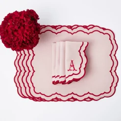 Mrs. Alice Napkins|Valerie Pink Napkins (Set Of 4)