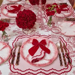 Mrs. Alice Placemats|Valerie Pink Placemats (Set Of 4)