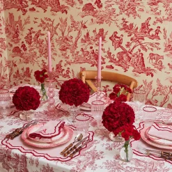 Mrs. Alice Placemats|Valerie Pink Placemats (Set Of 4)