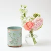 Mrs. Alice Candle Holders|Velvet Oak Tole Candle Pot