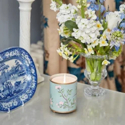 Mrs. Alice Candle Holders|Velvet Oak Tole Candle Pot