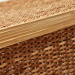 Mrs. Alice Tables|Vivienne Rattan Scalloped Console Table