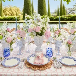 Mrs. Alice Rattan Tableware|White Rattan Decoration Set