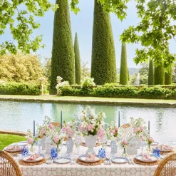 Mrs. Alice Rattan Tableware|White Rattan Decoration Set