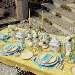 Mrs. Alice Rattan Tableware|White Rattan Decoration Set