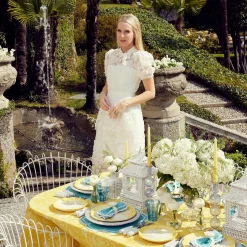 Mrs. Alice Rattan Tableware|White Rattan Pagoda Lantern