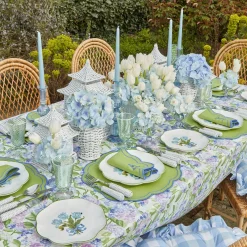 Mrs. Alice Vases|White Rattan Vase (Set Of 3)