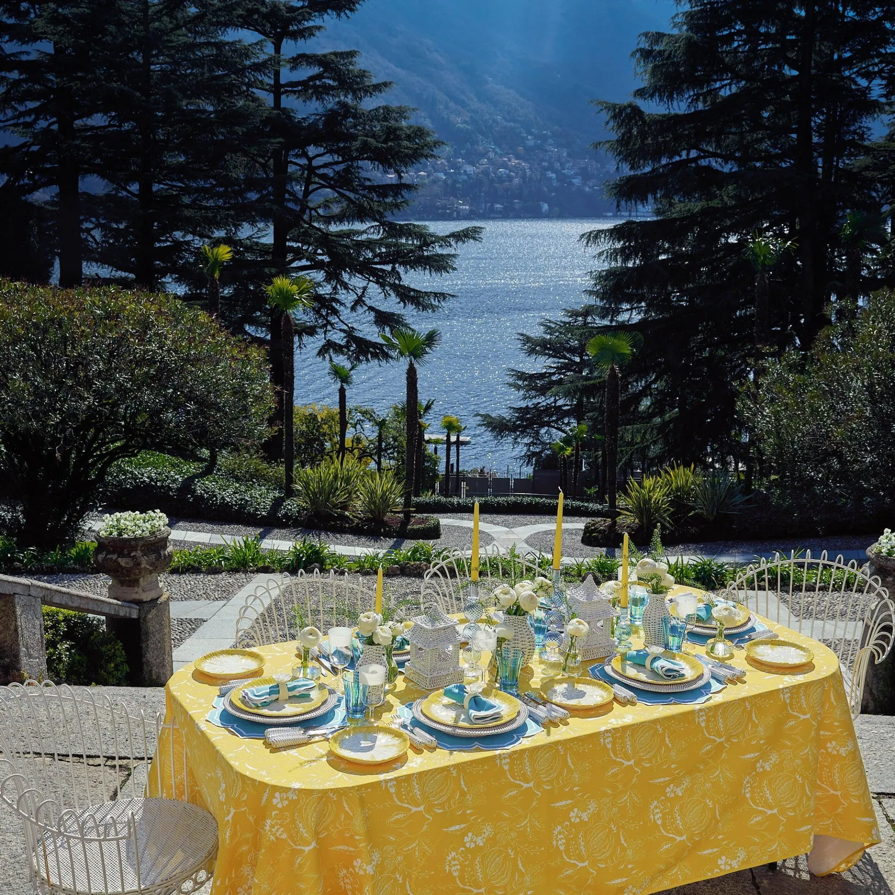 Mrs. Alice Rattan Tableware|White Rattan Vase (Set Of 3)