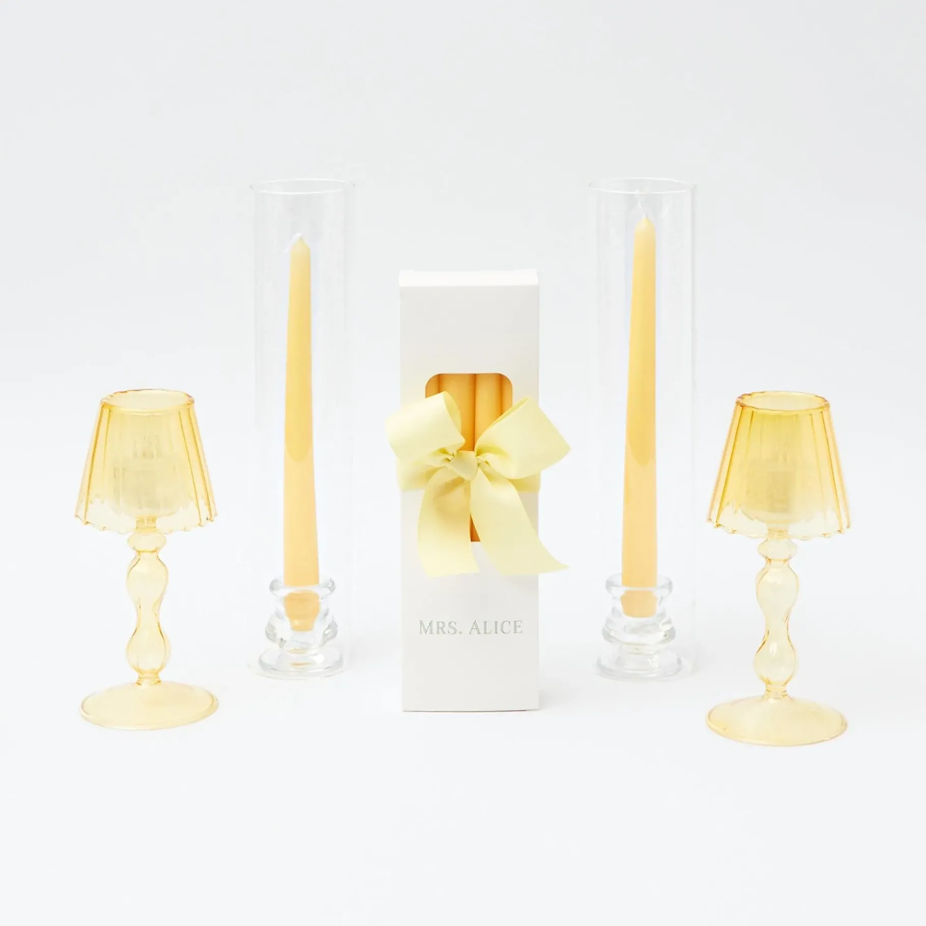 Mrs. Alice Candlescapes|Yellow Melograno Candlescape