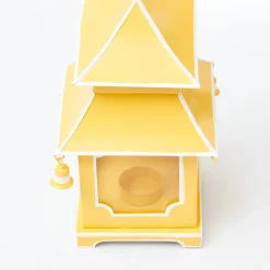 Mrs. Alice Candle Holders|Yellow Pagoda Lantern Set