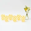 Mrs. Alice Glasses|Yellow Swirl Outdoor Glasses (Set Of 6)